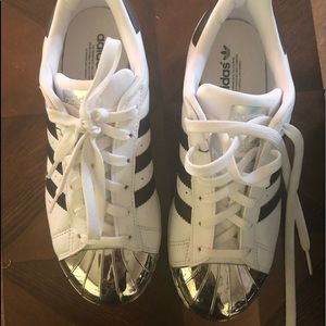 adidas Superstar Metallic Silver Metal Toe